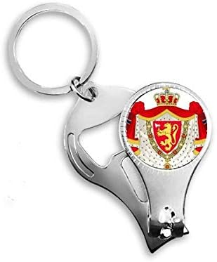 סמל המדינה הלאומית של נורבגיה סמל ציפורניים טבעת ניפר טבעת שרשרת מפתח בקבוקי בקבוק קוצץ