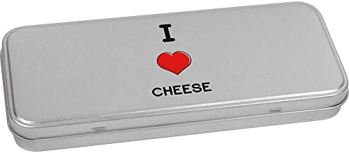 'אני אוהב גבינה' מתכת צירים מתכת פח/קופסת אחסון