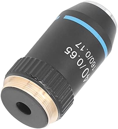 מיקרוסקופ אכרומטי מטרה 400.65 עדשת הגדלה גבוהה פי 40 0.53 ממ מרחק עבודה עם תיבת אחסון למיקרוסקופים