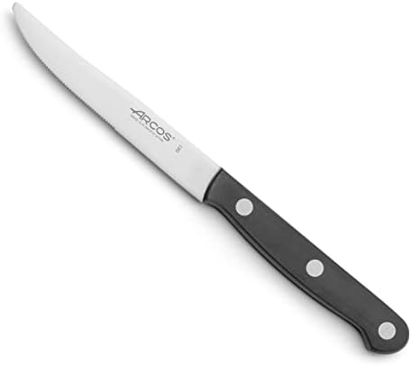 ארקוס שולחן סכינים-סטייק סכין שולחן סכין - להב ניטרום נירוסטה 5 - ידית פוליאוקסימתילן שחור צבע