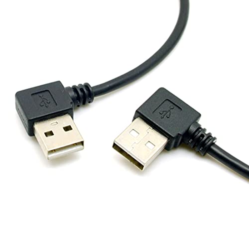 Chenyang CY USB 2.0 סוג A-A כבל הרחבה 90 מעלות זווית USB 2.0 כבל הרחבה זכר לנקבה 40 סמ 2 יחידות/סט