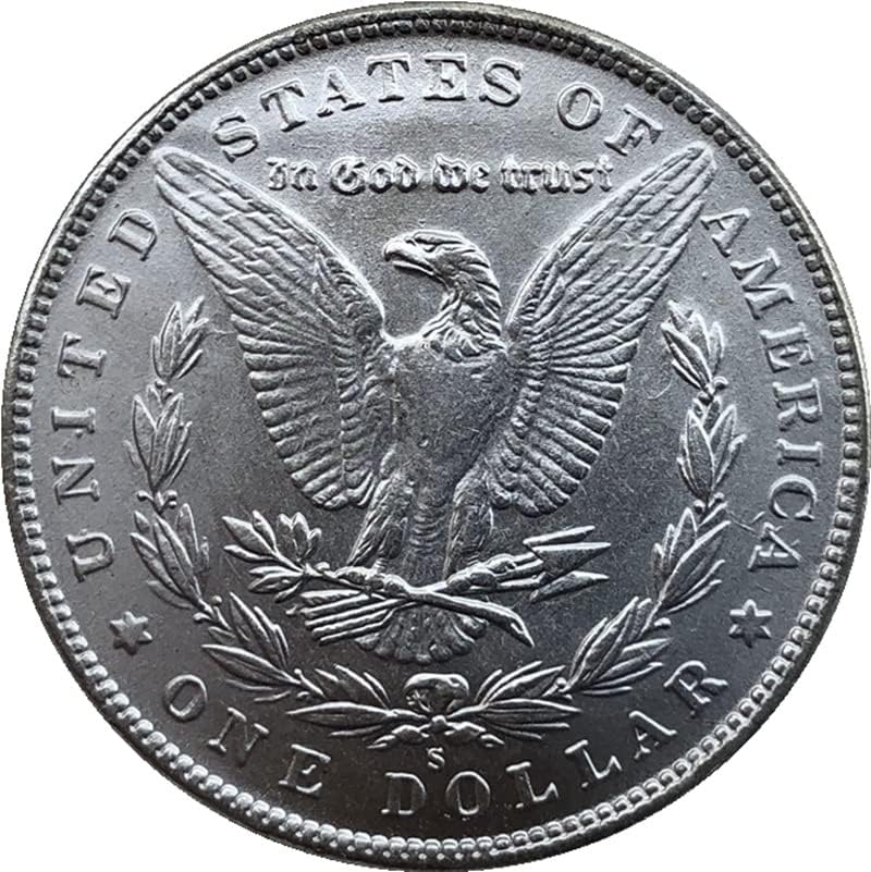 מהדורה של 1921S American Morgan Coin Silver Silver Prass Prass Andique Antraft Compraft מטבעות זיכרון זרות