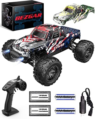 Bezgar HM161 תחביב כיתה 1:16 משאית שלט רחוק בקנה מידה, 4WD מהירות גבוהה 40+ קמש כל השטח הצעצוע החשמלי