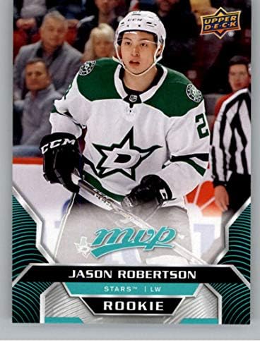 2020-21 סיפון עליון MVP 249 ג'ייסון רוברטסון RC טירון דאלאס סטארס NHL הוקי כרטיס מסחר