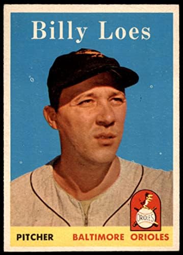 1958 Topps 359 Billy Loes Baltimore Orioles Ex orioles