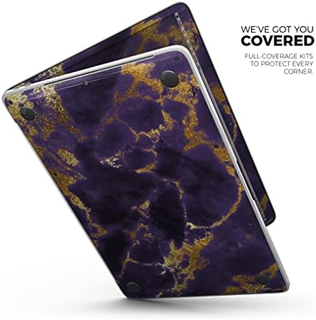 תכנן Skinz Purple Marble & Digital Gold Fool V3 גופני גוף מלא עמידות בפני שריטות עמידות בפני