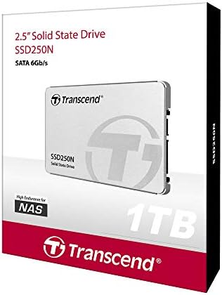 Transcend 2TB SATA III 6GB/S SSD250N 2.5 אינץ 'כונן מצב מוצק TS2TSSD250N