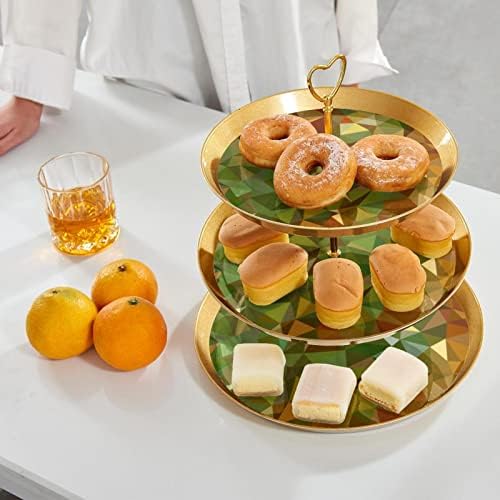 להימנע דפוס שלוש קומות עוגת דוכן פירות צלחת לקינוחים עוגות סוכריות פירות מזנון סטנד לחתונה בית המפלגה