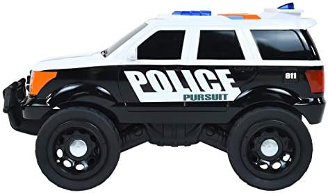 ימי שמש בידור מכונית משטרה גדולה-אורות וצלילים רכב עם כונן ממונע וצמיגים אחיזה רכה / הצלה רכב