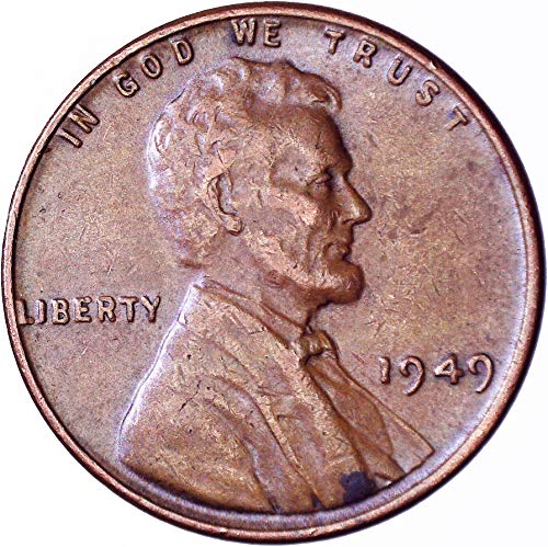 1949 Lincoln Weat Cent 1c בסדר מאוד