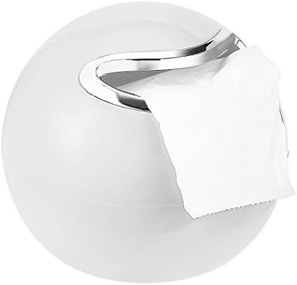 AEXIT 180 ממ DIA חומרה ביתית ABS פלסטיק לבן לבן-תכלית עגול טואלט טואלט דגם מחזיק נייר: 87AS585QO121