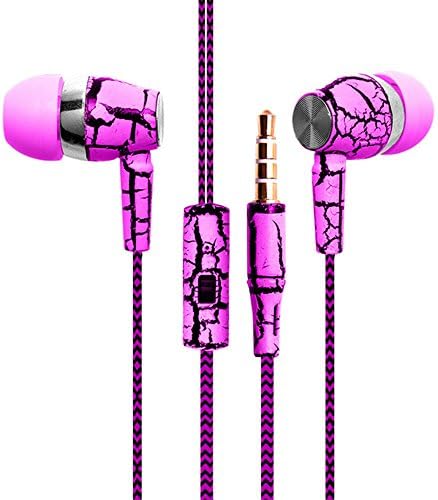 תכנן ניילון קלוע סדק אוזניות חבל אוזניות אוזניות סטריאו בס MP3 אוזניות מוסיקה עם מיקרופון לסלולרי