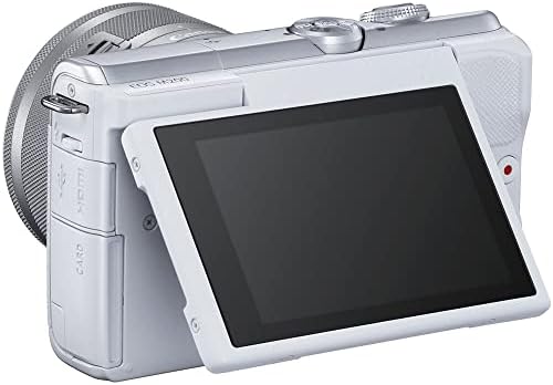 Canon EOS M200 מצלמה דיגיטלית ללא מראה עם עדשה 15-45 ממ, כרטיס 64GB, מארז, ערכת פילטר, תוכנת צילום,