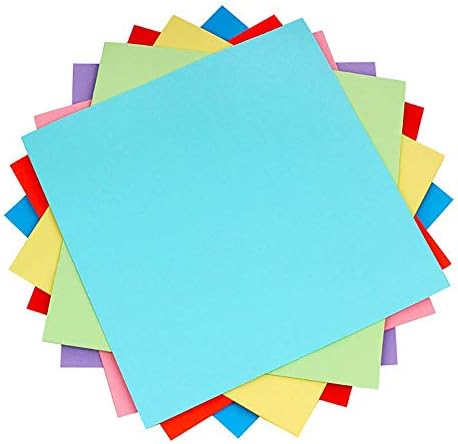 Ukd pulabo 100 מחשבים/הגדרה צבע כפול צדדי אוריגמי נייר ריבועי נייר מתקפל בעבוד