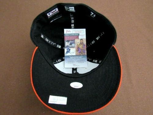 Earl Weaver Hof 96 Balt Orioles Manager חתם על עידן חדש אוטומטי על כובע שדה jsa - כובעים עם חתימה