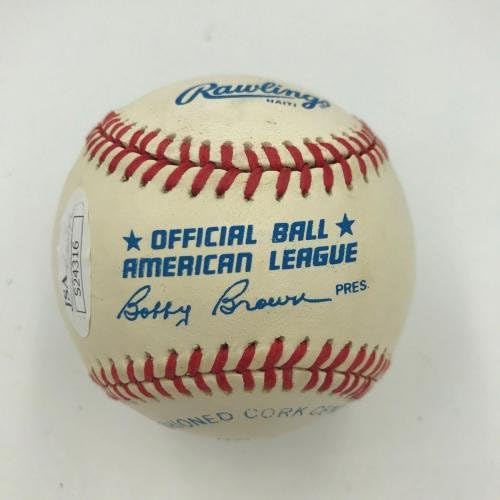 נדיר לוציוס בנג'מין לוק אפילד שמו מלא חתום בייסבול בליגה אמריקאית JSA - כדורי בייסבול חתימה