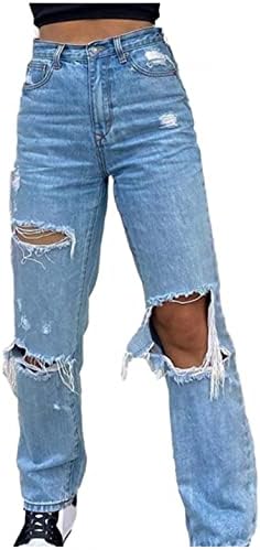 פרופיל נמוך נשים מכנסי ג'ינס עם המותניים הגבוה