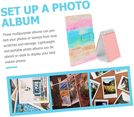 STOBOK 2 PCS MINI אלבום וינטג 'ספר אלבום אלבום לתמונות כרטיסי חתונה אלבומי תמונות חתונה 96- עמוד אלבומי תמונות