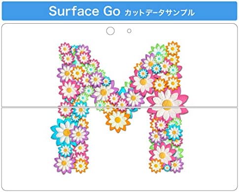 כיסוי מדבקות Igsticker עבור Microsoft Surface Go/Go 2 אולטרה דק מגן מדבקת גוף עורות 001609 פרחים