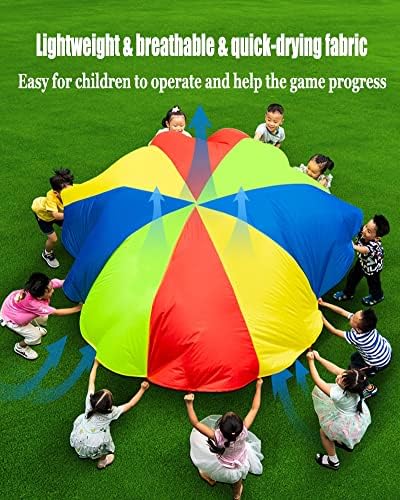 ילדים לשחק קשת מצנח גן מוקדם למידה מגרש משחקים חיצוני פעילויות ילדים משחקים שיתופיים