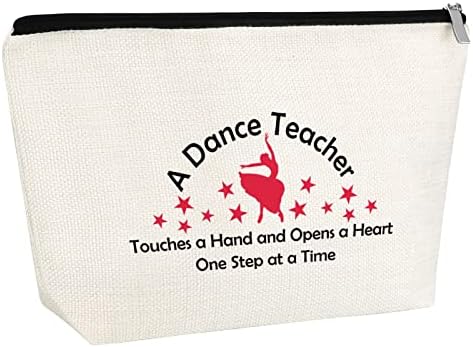 ריקוד מורים מתנות לנשים איפור תיק ריקוד מורה הערכה מתנה קוסמטי תיק תודה לך מתנה בשבילה פרישה יום
