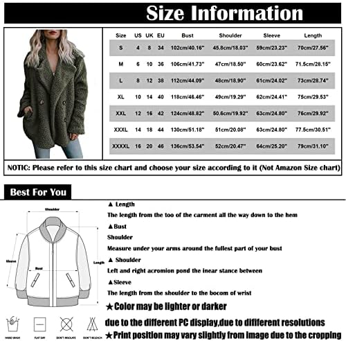 מעיל נשים של SGASY לנשים מזדמן פליס פו מטושטש מעילי רוכסן מגזרים מעילי חורף גדולים חורפים.