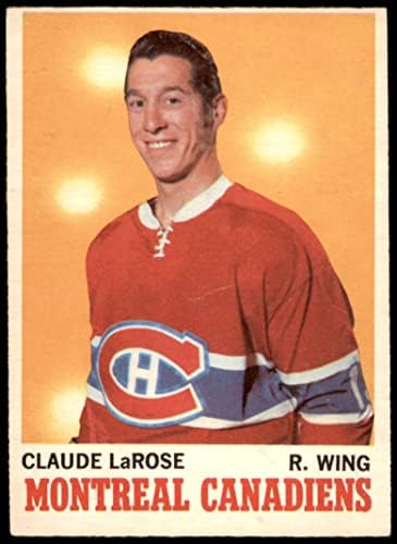 1970 O-PEE-CHEE 56 CLAUDE LAROSE MONTREAL CANADIENS VG Canadiens