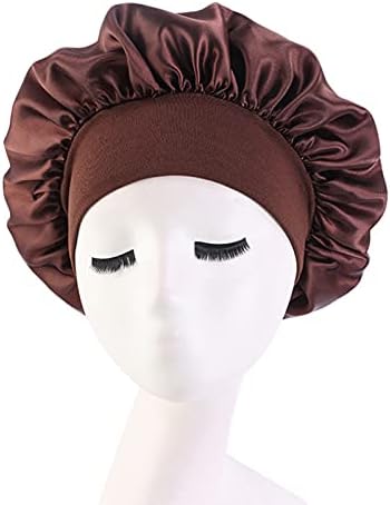 כובע כובע שיער של מנהונג סאטן סאטן כימותרפיה שינה שיער שיער רחב שוליים כובעים בייסבול לנשים כובעי