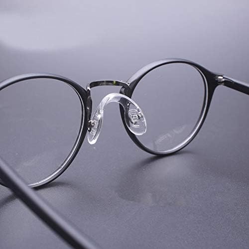 6 זוגות ברורה ברורה ברגה בורג רפידות סיליקון רפידות משקפי אף כרית כרית למשקפיים משקפיים אביזרים משקפיים