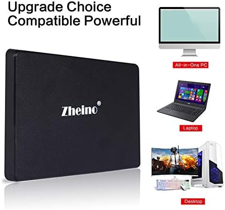 Zheino C3 128GB SSD 2.5 אינץ 'SATA III 6GB/S 3D NAND SSD עבור מחשב שולחן עבודה מחברת