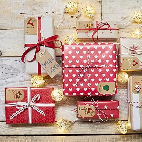 250 יח ' תגי מתנה לחג המולד מדבקות תג מתנה דביקה עצמית-מדבקות דקורטיביות למתנות חג וחבילות-תגי מתנה למתנות