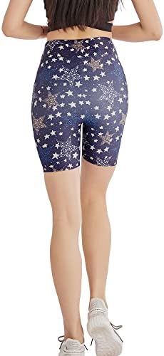 מכנסי אופניים אתלטיים של SWDARZ למכנסיים מתעמלות בנות וריקוד סטרץ 'מכנסיים קצרים