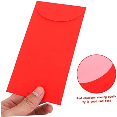 עבאודם 30 יחידות אדום מעטפת תיק דקורטיבי מעטפות נייר מתנת תיק אדום שקיות עבור מתנות 2022 הונג באו 2022 פסטיבל