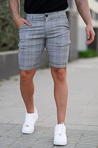 Gingtto Mens Slim Fit Shorts Short