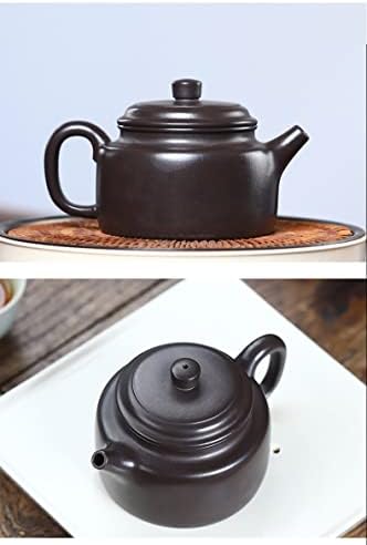 Yixing חימר קומקום 7oz סיני סיר תה סיני קרמיקה סגול חול סגול בוץ שחור קונגפו סט תה תה