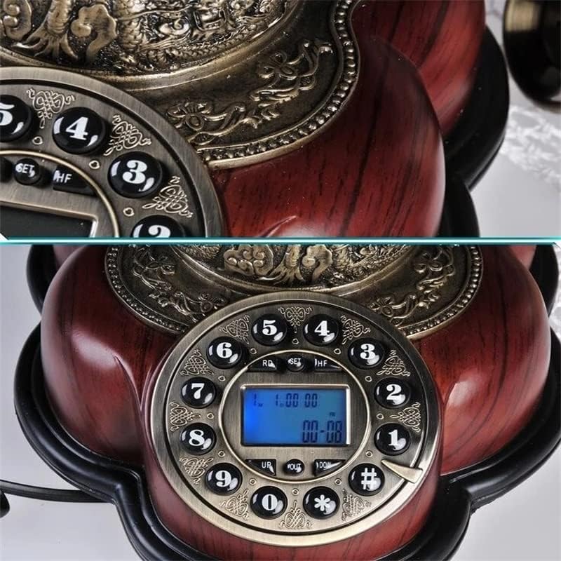 DHTDVD עתיק טלפוני שרף טלפוני קבוע רטרו רטרו טלפון חיוג חיוג וינטג