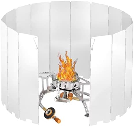 תנור מתקפל שמחה קדמית לקמפינג תנור משמשה קדמית 16 צלחות קמפינג שמנה קדמית משקל קל מחנה תנור שמחה קדמית למבער