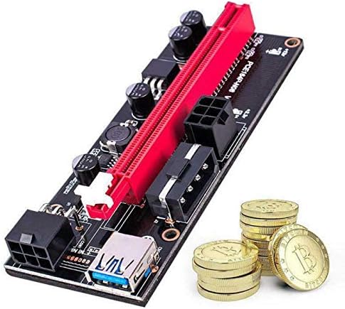 מחברים 6 יחידים חדשים ביותר ver009 USB 3.0 PCI -E Riser ver 009S Express 1x 4x 8x 16x מאריך מתאם מארח
