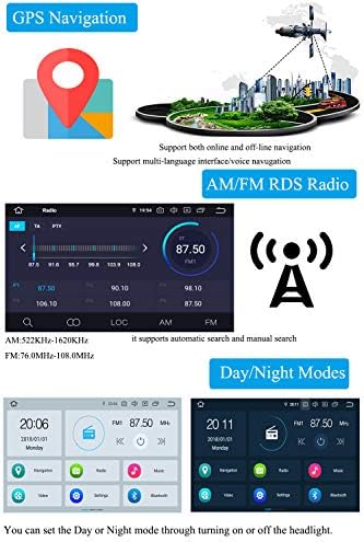 Xisedo 6.2 אינץ 'אנדרואיד 9.0 סטריאו אוקטה ליבת רכב ברדיו דאש RAM 4G ROM 32G יחידת ראש GPS ניווט עבור