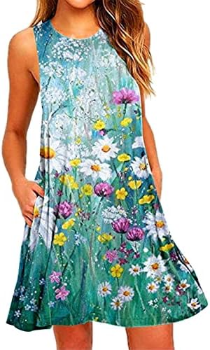 נשים אתקיה פלוס שמלה בגודל הדפסת פרחים מגודל חולשה או שמלות חוף צוואר שמלות מזדמן לבנות נוער