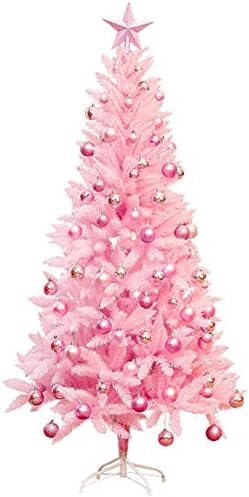 טופיל 6.8ft מלאכותי עץ חג המולד אשוחית צירים מונה עץ חג המולד קישוטי חג מולד למכלול קלים מקורה