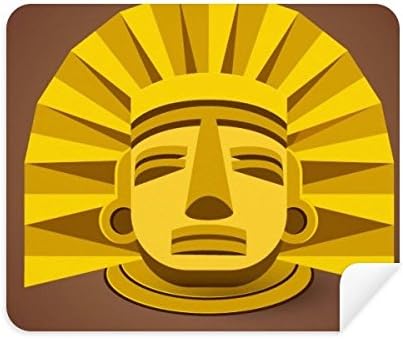 מצרים פרעה זהב דפוס ניקוי בד מסך מנקה 2 יחידות זמש בד