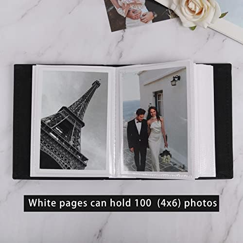 100 כיס אלבום 4 * 6 קטן אלבומי תמונות לבן דפים אנכי אלבום תמונות חתונה אלבום משפחה תינוק יום נישואים סיום