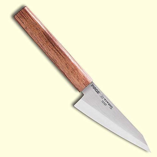 מקצועיות היי פחמן גרמנית נירוסטה יפני יפן בעבודת יד עץ ידית מסורתית הונזוקי קצבי סכין 4.5 אינץ