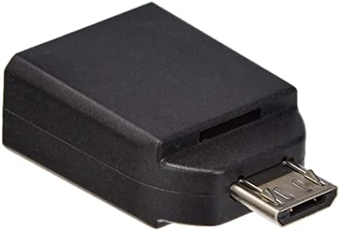 מילולית 16 ג'יגה -בייט ננו כונן הבזק USB עם מתאם מיקרו USB OTG - שחור