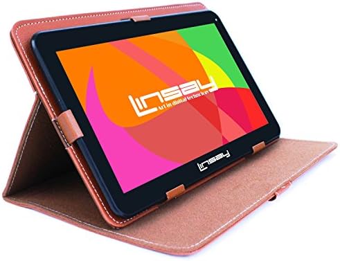 Linsay 10.1 Quad Core 2GB RAM 32GB Android Tablet 11 עם מארז חום