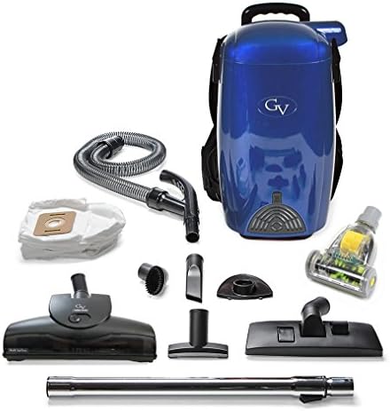 GV Blue 8 ליטר שואב אבק תרמיל קל משקל עמוס בכלים לכל עבודת ניקוי וסינון HEPA