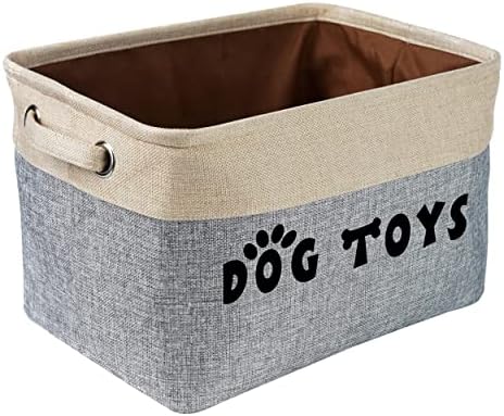 אמן חיות מחמד לא-מותאם לצעצועי כלבים סל אחסון סל האחסון מלבני מארגן חזה לאחסון לחזה לצעצועים,