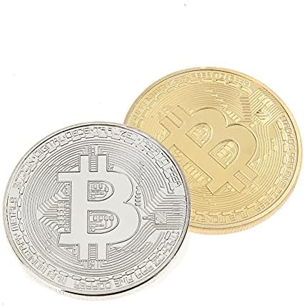 העתק מטבע זיכרון מטבע מוזהב מוזהב ללא מטבעות BTC אוסף הידיים של קישוט מזכרות מתנה ביתית