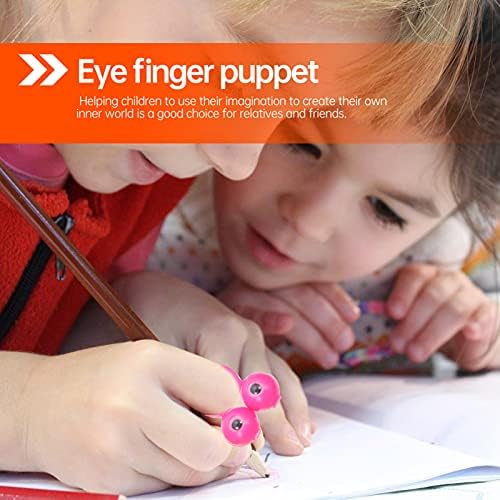 צעצועים חינוכיים צעצועים בובות אצבעות עין המסיבה: 50 יחידות עין גוגלי על טבעת טבעות בובות אצבעות
